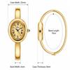 Luxury Brand Oval Women's Watch Stylish Minimalist Ladies Bracelet Quartz Watch Elegant Thin Watches for Woman relogio feminino