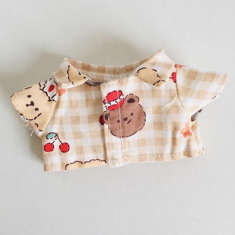 בגדי בובת קטיפה ויניל חמודה 17 ס"מ קופסה עיוורת - תליון LaBuBu שמלת אביזרים