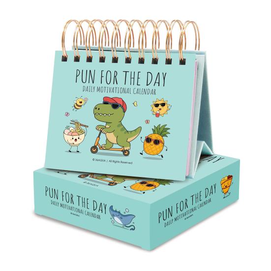 2026 Funny Pun Calendar Daily Tear-Off Desk Calendar with 365 And Notes Compact New Puns Jokes
