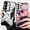 Anime Gojo Satoru JUJUSU Plating Phone Case For Samsung A17 A07 A37 A57 A16 A56 A15 A55 A14 A54 A13 A53 A26 A36 A25 A35 A24 A34