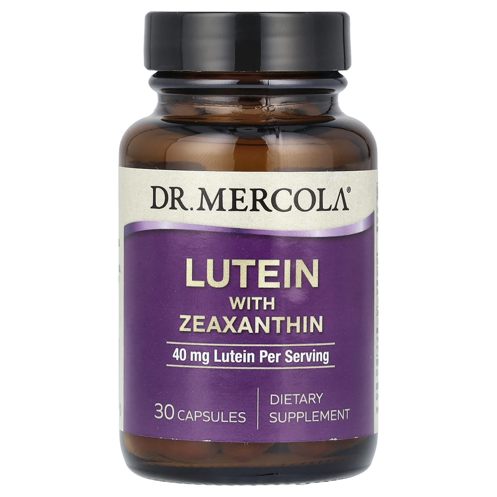 

Dr. Mercola, Lutein & Zeaxanthin, 40Mg, 30 Capsules