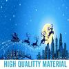 4Pcs Luxury  Christmas Elk Shower Curtain Sets for Bathroom Non-Slip Bathroom Rugs Lid Toilet Cover Bath Mat