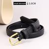Leather Womens Belt Fashion Casual Metal Buckle For Jeans And Dress Up