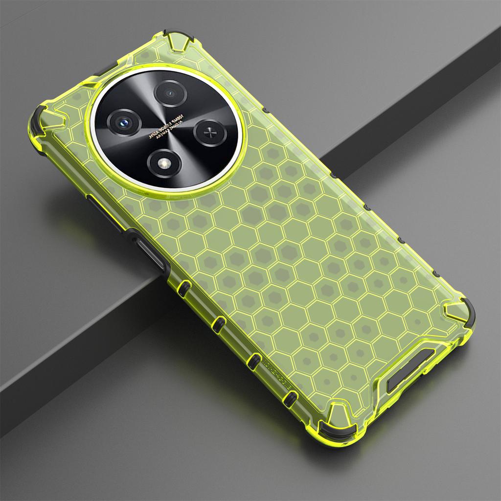 For Huawei Nova 12i 4G/Enjoy 70 Pro Case PC+TPU Honeycomb Design Protective Phone Cover