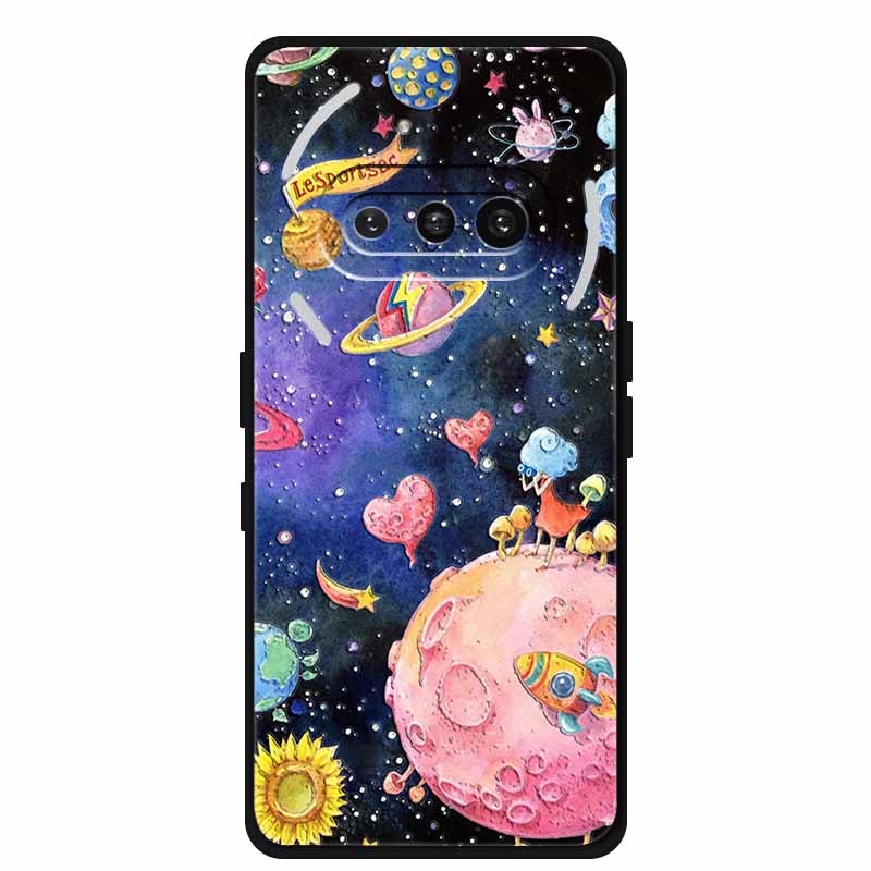 For Nothing Phone (3a) Case 3D Relief Flower Emboss Black Silicone Funda For Nothing Phone 3A A059 3D Back Cover Cartoon Bumper