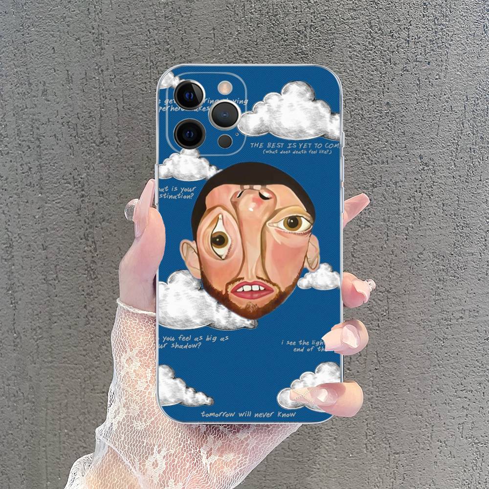 Cool M-mac Miller TPU Silicone Case For IPhone 11 12 13 14 15 16 17 Pro Max Shockproof Clear Back Cover
