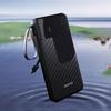 Powerbank K11 10000mAh z wbudowanymi kablami - czarny