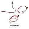 LED Toy Car Lights Remote Control Car Light Strip LED Marker Lights with Heat Shrink Tubing for RC Cars Orange