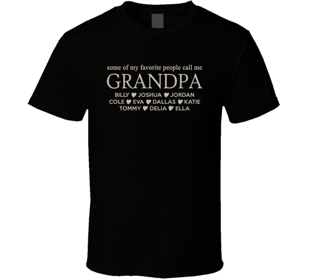 Favorite People Call Me Grandpa T Shirt