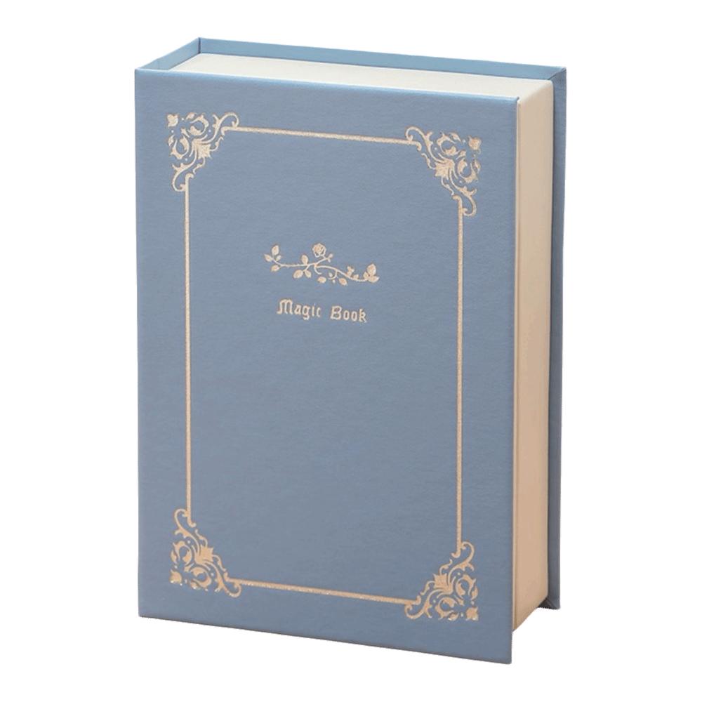 

Packing Box Jewelry Display Box Ring Earrings Jewelry Collection Organizer PU Jewelry Book Travel синий