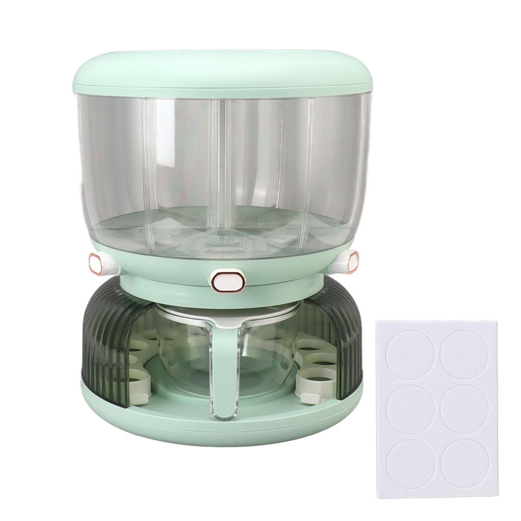 360 Degree Rotating Grain Storage Food Dispenser Rotating Rice Grain Dispenser Storage Container