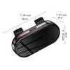 Car Visor Sunglasses Holder Auto Glasses Case Box Clip