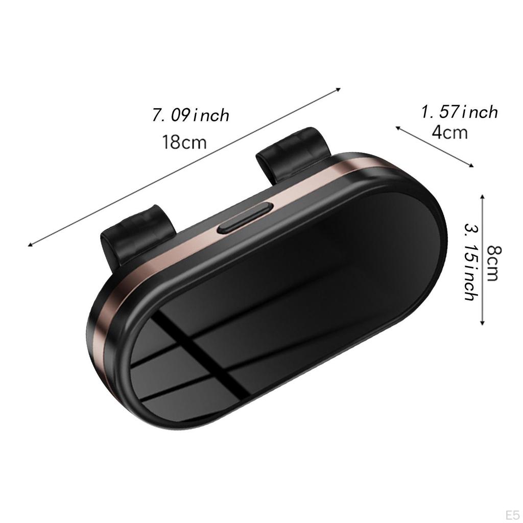 Car Visor Sunglasses Holder Auto Glasses Case Box Clip