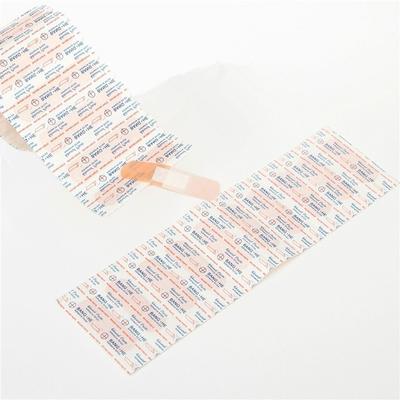 Pansements adhésifs imperméables, 100 pièces/paquet, premiers secours médicaux, antibactérien, plâtre pour plaies, Kits d'urgence de voyage multi-tailles