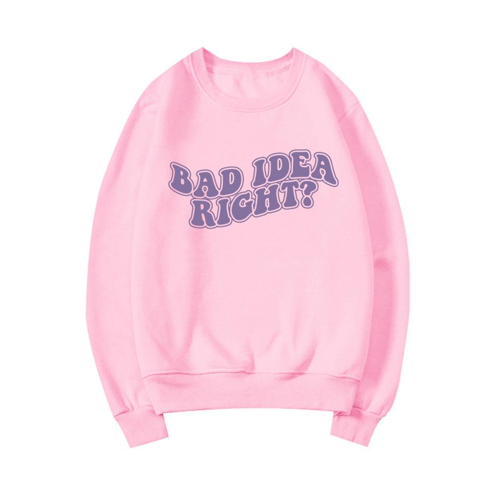 Bad Idea Right Sweatshirt Olivia Guts Album Sweatshirts Album Songs Merch Women Hoodies Long Sleeve Pullovers Gift for Fans