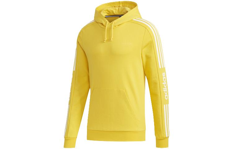 Adidas Neo Sweatshirts Men s Yellow Hooded Moderate Regular FU1071 L