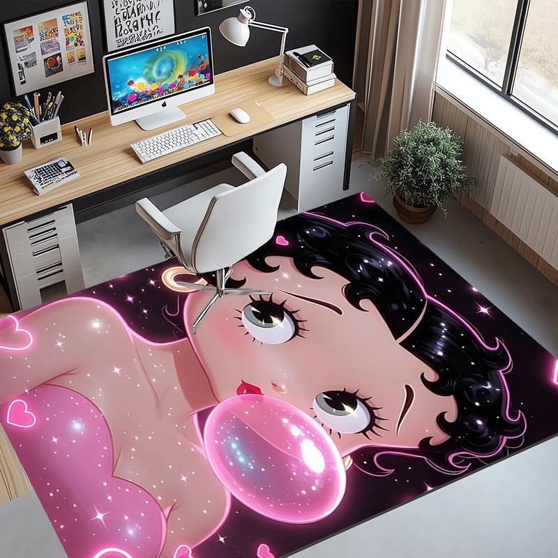 Sexy Doll Pattern Rug, Indoor/Outdoor Mat, for Picnic, Gameroom, Bedroom, Office, Living Room, Home Decor Carpet, Birthday Gift
