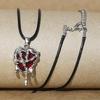 Temperament Love Pendant Necklaces for Women Hip Hop Imprisoned Heart Choker