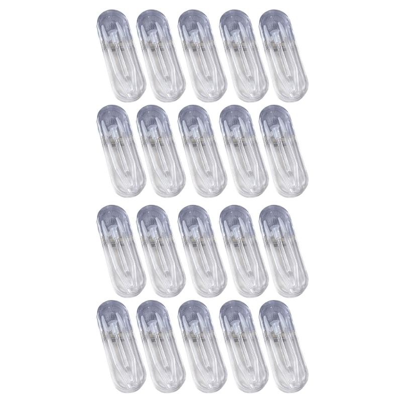 Pack of 20 Plastic Contact Lenses Applicator Tweezers and Suction Cup Stick Set for Easy Wearing and Removal Easy To Use