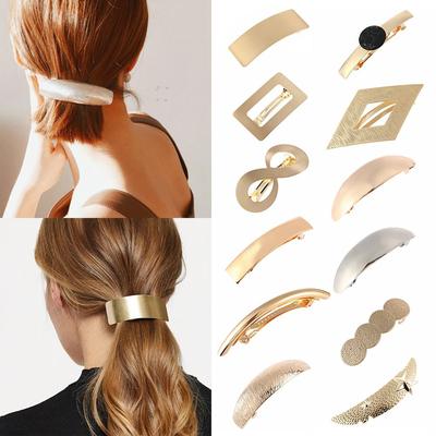 Houder Geometrische Haaraccessoires Metalen Haarspeldjes Meisjes Haarspelden Haarspeld Paardenstaart Hoofddeksels