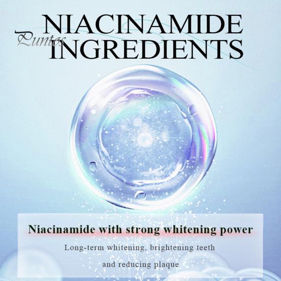 1/2/3Pcs 100G Nicotinamide Whitening Toothpaste Freshening Breath Stain Removal Oral Health Enamel Protection Teeth Cleaning Brightening Toothpaste