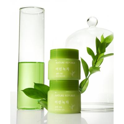 Nature Republic [2 Pack] Young Green Tea Mild Cream 55ml