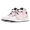 Jordan Air Jordan 1 Lemon Joy Slijtvast Slijtvast Mid-top Vintage Basketbalschoenen Unisex Wit Roze DQ8426-001(Team778-)