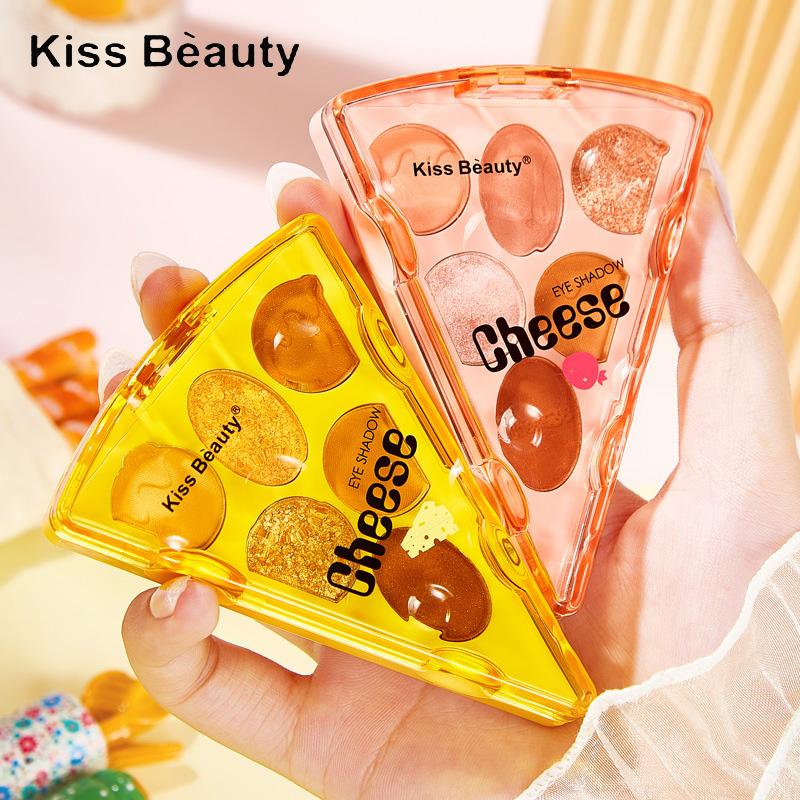

KISS BEAUTY Cheese Cheese Six Тени для век Жемчужные тени для век Натуральные стойкие