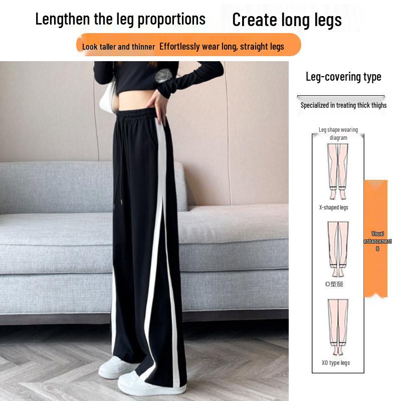 Plus Size Women's High Waist Slimming Casual Pants - Narrow & Wide Leg Options