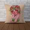 Eunpyon Art Pillow Case For Car Sofa Decorative Home Doublesided Print Plush Square Throw Pillow Cushion Cover