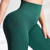 Peach Seamless Butt-Lifting High Waist Yoga Pants - Breathable, Tight Fit Sports Leggings.