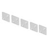 5Pcs Aluminum   End Cover 8080 Double Slot Ends   for 3D Printer CNC Router