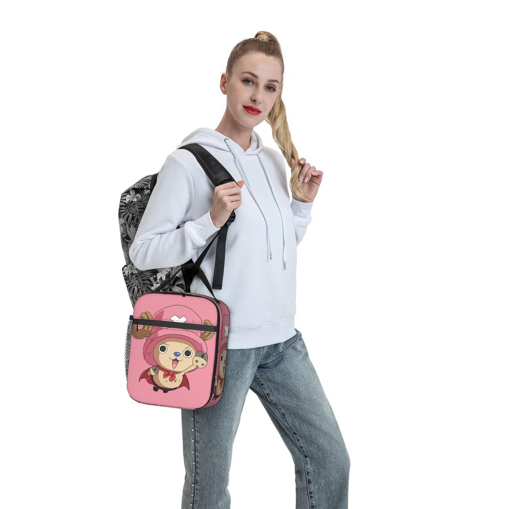 Korean Manga Alien Stage Photo Meal Tote Picnic Lunch Box For Gender-neutral Adorable Custom Thermal Lunch Bags Oxford Cooler Bag