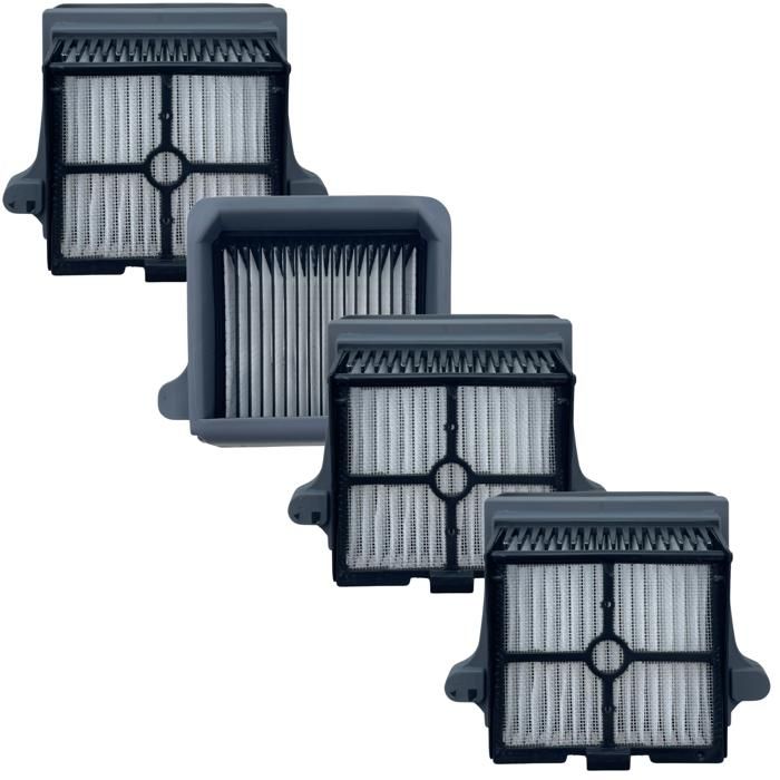 Filter - Phonillico® - Tineco Floor One S6/S7 PRO - Pack of 4 - HEPA - Replacement