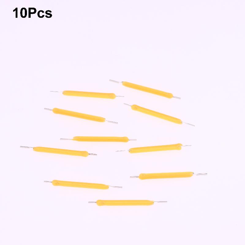 10-Piece COB LED Edison Filament Lamp Set, 26mm, 100mA DC 3V, Spare Accessories for Incandescent Diodes