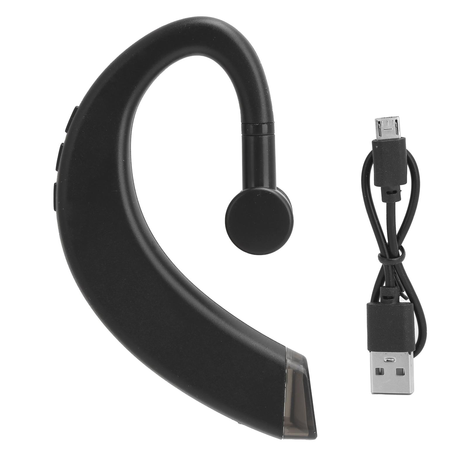 

Bluetooth 5.1 Earphone Single Ear Hooks Earphone Wireless Business Earbuds for Driving