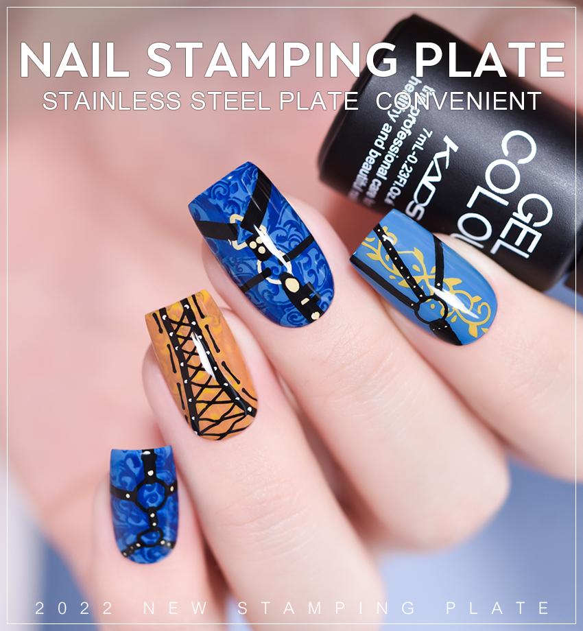 kads Fashion 089 Nail Art Stamping Platte Nagel Druck Schablone Nagel Stamping Vorlage