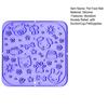 Dogs Cats Silicone Lick Mat Anti-choking Anxiety Relief Square Paw Shape Pet Food Mat with Suction Cup Slow Eating Puzzle Feeder Licking Mat