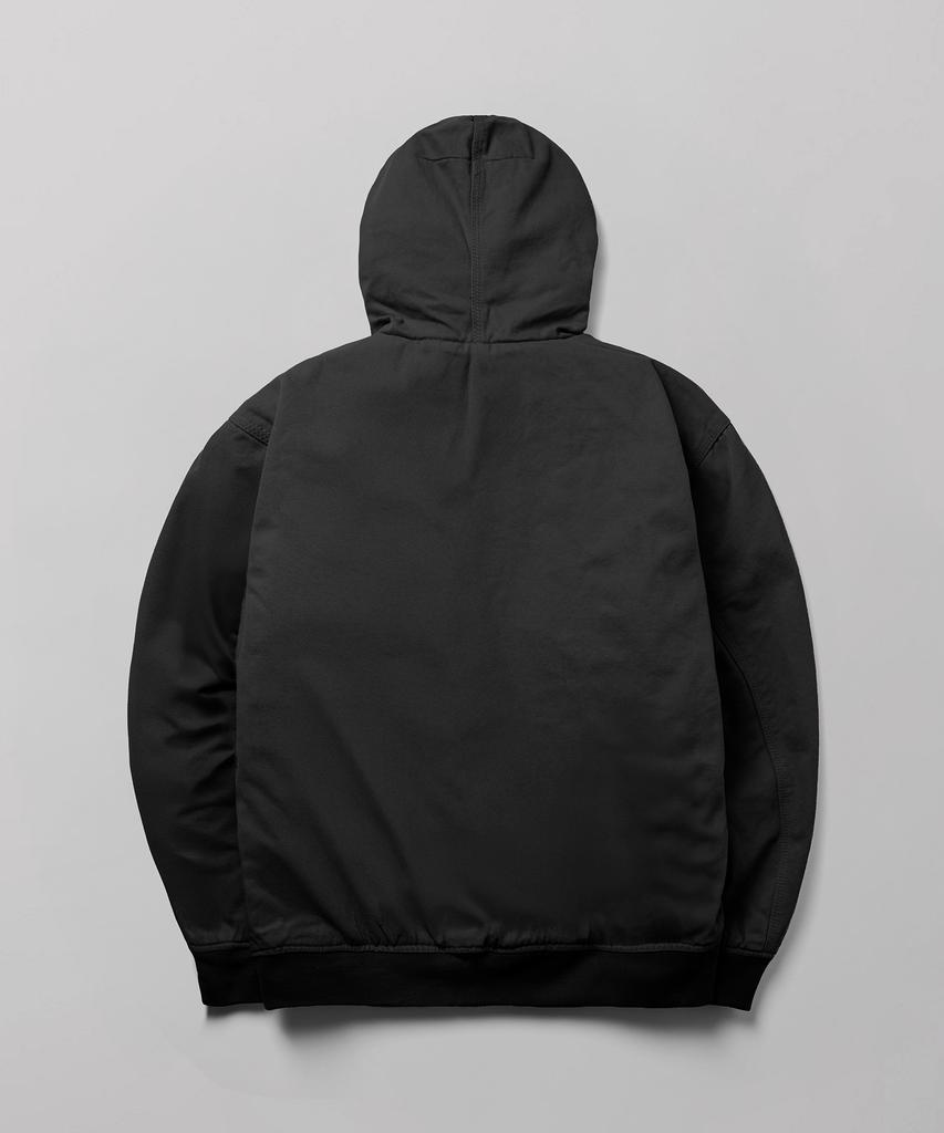 Dickies Canvas Hooded Bomber Jacket Black