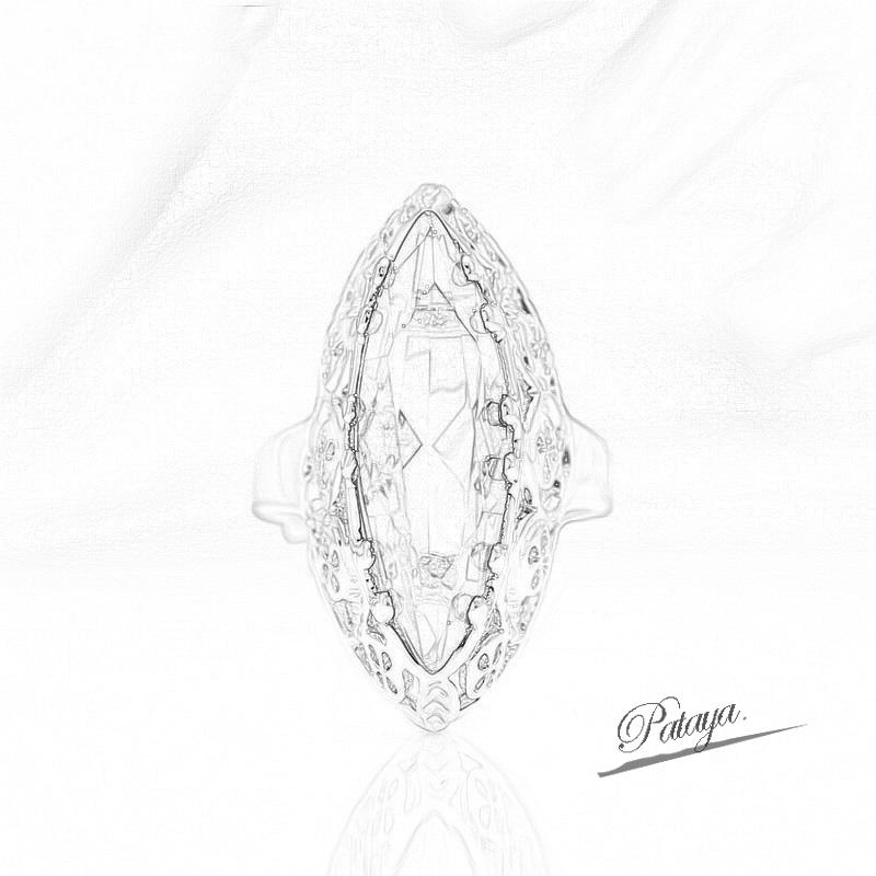 Wykwintne pierścionki damskie w kolorze różowego złota puste pierścionki oko konia czerwona sztuczna cyrkonia wyjątkowy prezent urodzinowy