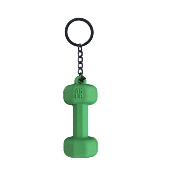Sports Keychain Pendant Decorative Kettlebell Dumbbell Design Keyring Car Keys Bags Backpacks Accessory