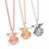 Exotic Copper Aromatherapy Necklace For Pregnant Women With Star Pendant And Essential Oil Diffuser