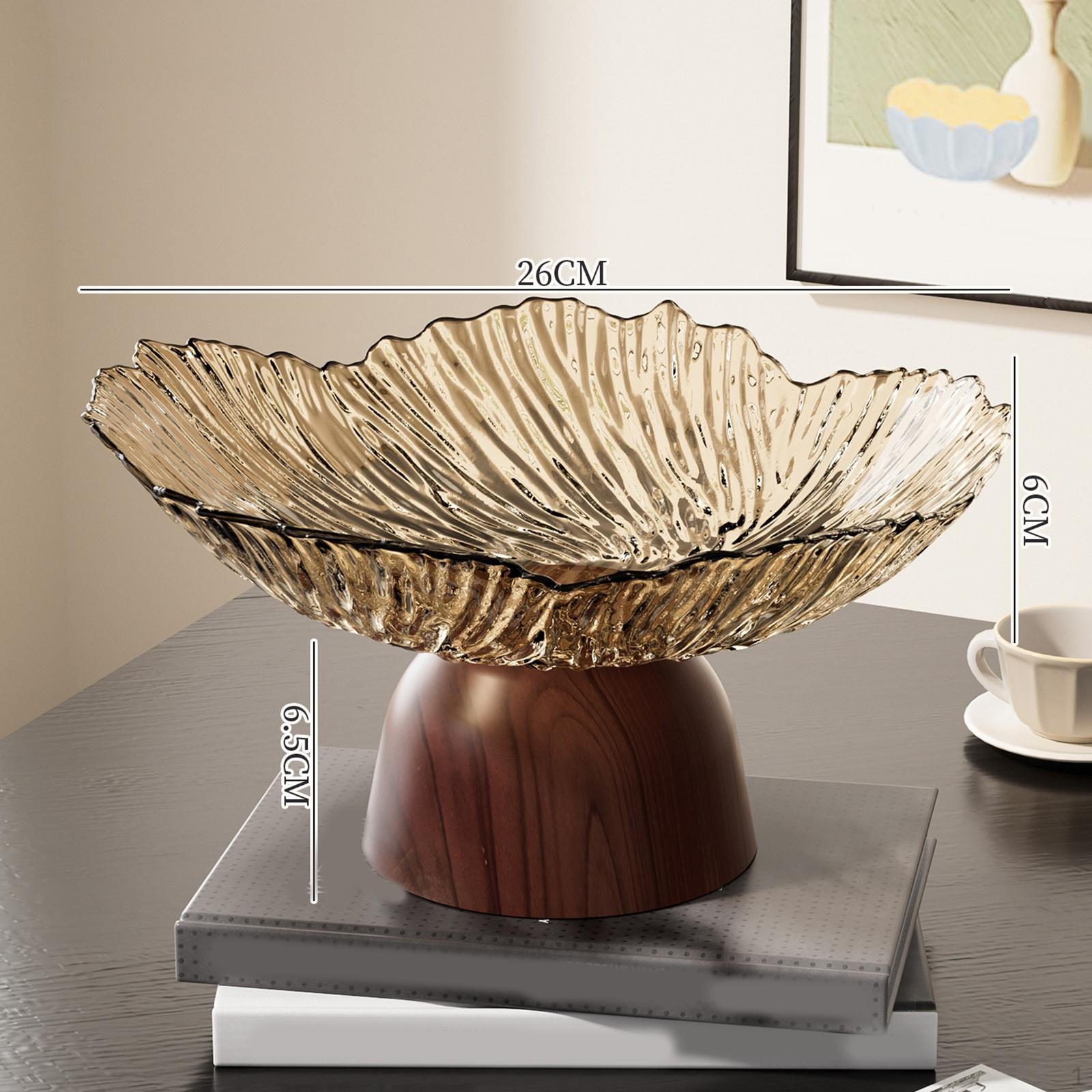 

Fruit Bowl on A Stand, Tall And Lightweight Serving Bowl, Modern Storage Tray for Snacks, Dining