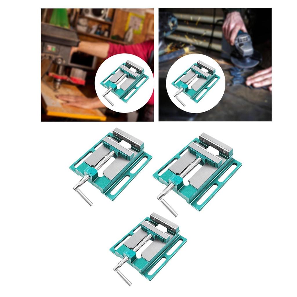 Press Vise Adjustable Worktable Parallel Jaw Vice for Hobby Sawing DIY