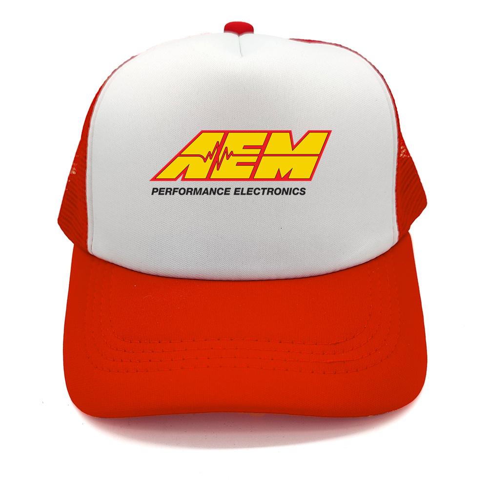 Aem Performance Electronics Trucker Cap Men Aem Hat Baseball Cap Unisex Outdoor Mesh Net Caps MZ-619