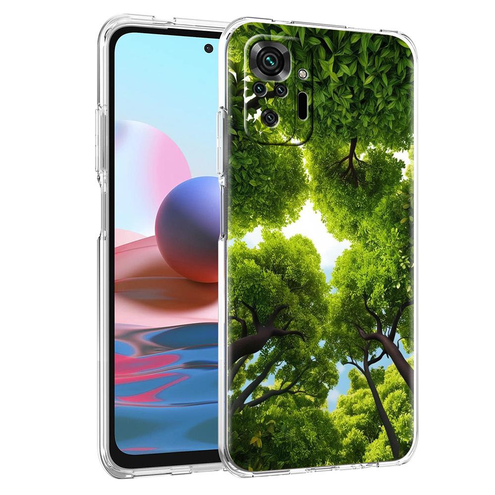 Phone Case For Xiaomi Redmi Note 15 14 5G 13 12 10 11 Pro Plus 4G 14C 13C 12C Soft TPU Cover Beautiful Nature Forest Tree