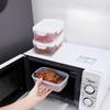 1PC Caixa de Conservação de Alimentos de Grau Alimentar, Caixa para Aquecimento em Micro-ondas, Caixa Congeladora para Carne de Geladeira, Caixa de Conservação para Legumes e Frutas