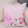 Customizable Bedroom Living Room Sofa Family Geometric Pillowcase Colorful Flower Printing Group Decoration Pillowcase