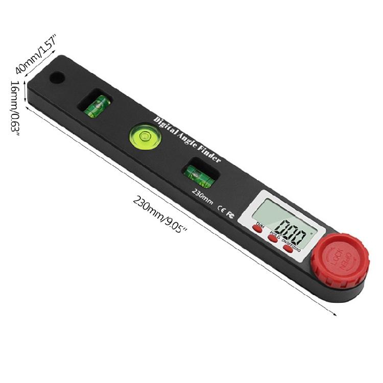 0 ° -360 ° Digital Angle Finder with LCD Display for Woodworking Lightweight