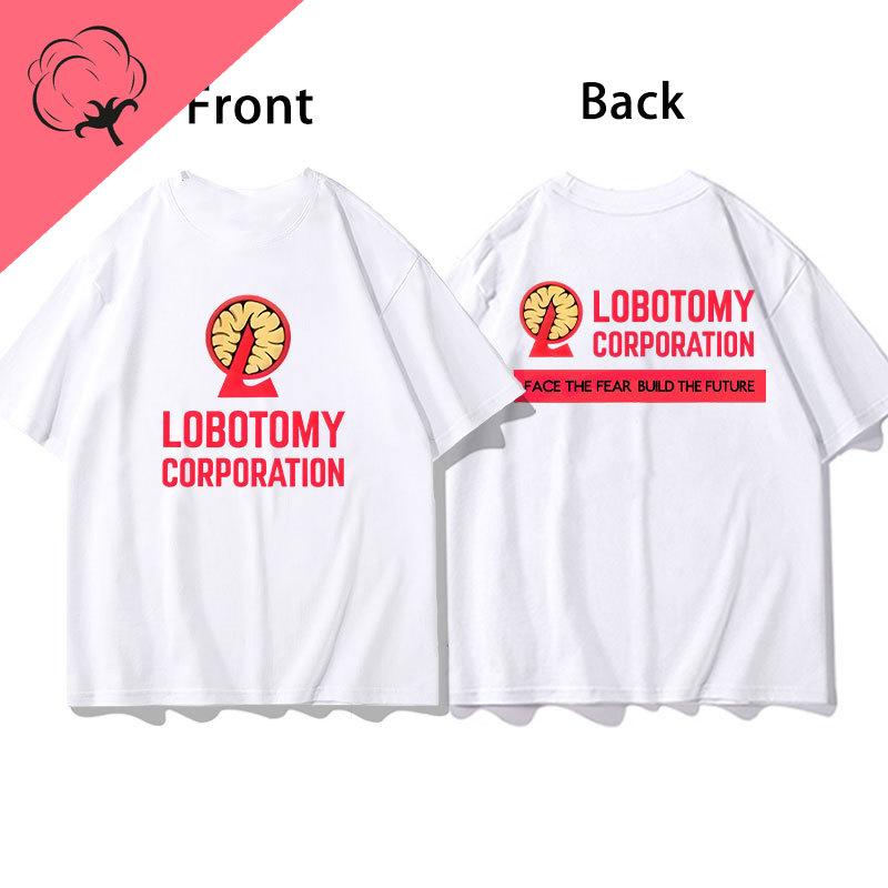 Hot Game Shirt Lobotomy Corporation Anime Camiseta Vintage Classic Cotton Crewneck Streetwear Harajuku Printed Tee